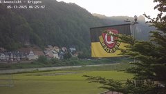view from Webcam in Bad Schandau Sächsische Schweiz on 2025-05-13