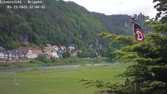 view from Webcam in Bad Schandau Sächsische Schweiz on 2025-05-19