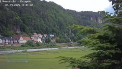 view from Webcam in Bad Schandau Sächsische Schweiz on 2025-05-29