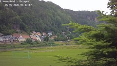 view from Webcam in Bad Schandau Sächsische Schweiz on 2025-06-06