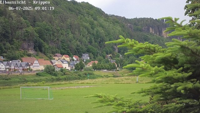 time-lapse frame, Webcam in Bad Schandau Sächsische Schweiz webcam