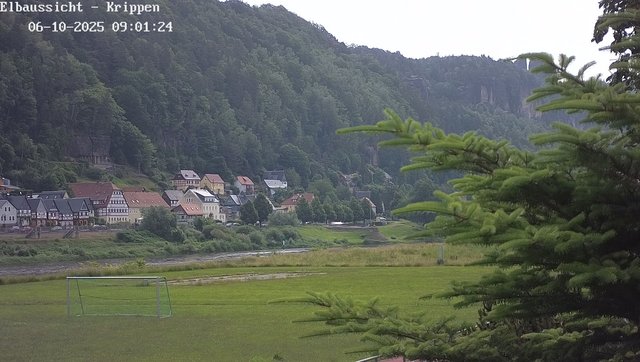 time-lapse frame, Webcam in Bad Schandau Sächsische Schweiz webcam