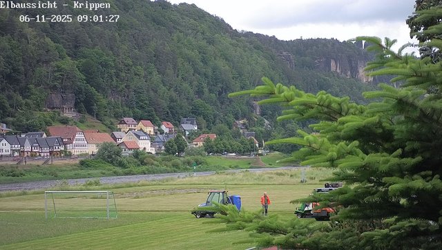 time-lapse frame, Webcam in Bad Schandau Sächsische Schweiz webcam