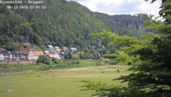 view from Webcam in Bad Schandau Sächsische Schweiz on 2025-06-17