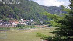 view from Webcam in Bad Schandau Sächsische Schweiz on 2025-06-29