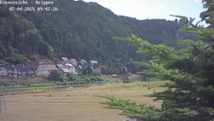 view from Webcam in Bad Schandau Sächsische Schweiz on 2025-07-04