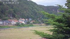 view from Webcam in Bad Schandau Sächsische Schweiz on 2025-07-09