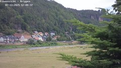 view from Webcam in Bad Schandau Sächsische Schweiz on 2025-07-11