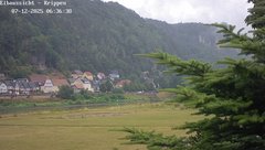 view from Webcam in Bad Schandau Sächsische Schweiz on 2025-07-12