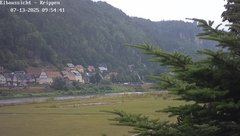 view from Webcam in Bad Schandau Sächsische Schweiz on 2025-07-13