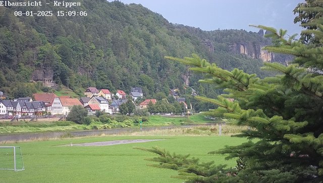 time-lapse frame, Webcam in Bad Schandau Sächsische Schweiz webcam