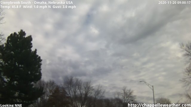 time-lapse frame, Stoneybrook South webcam