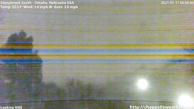 time-lapse frame, Stoneybrook South webcam