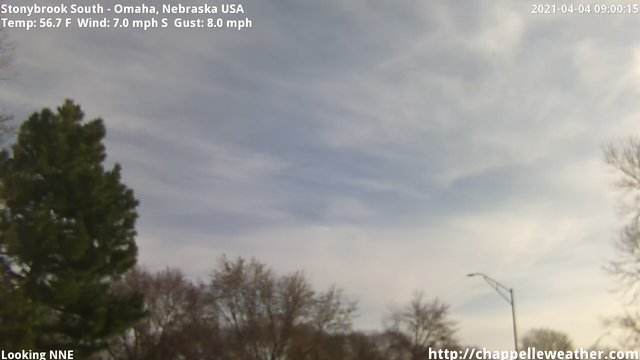 time-lapse frame, Stoneybrook South webcam