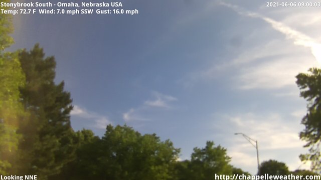 time-lapse frame, Stoneybrook South webcam