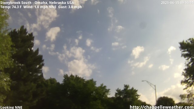 time-lapse frame, Stoneybrook South webcam