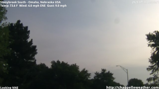 time-lapse frame, Stoneybrook South webcam