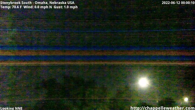 time-lapse frame, Stoneybrook South webcam