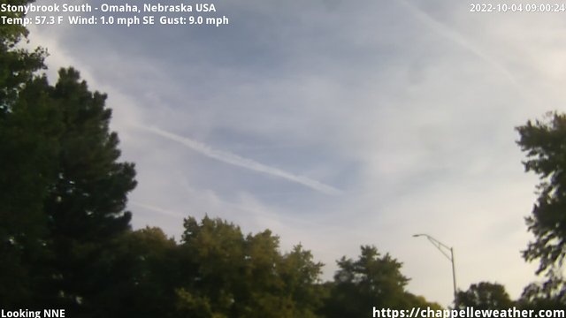 time-lapse frame, Stoneybrook South webcam