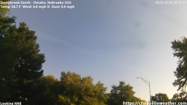 time-lapse frame, Stoneybrook South webcam
