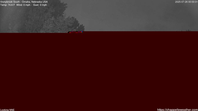 time-lapse frame, Stoneybrook South webcam