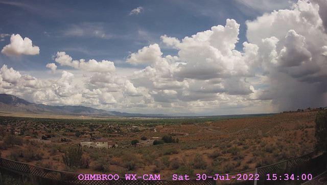 time-lapse frame, 2022-07-30-AfternoonStorm webcam