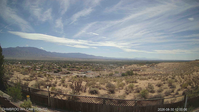 view from ohmbrooCamNorth on 2026-08-30