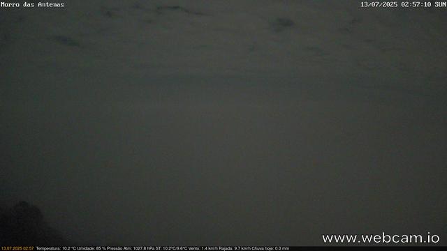 time-lapse frame, Morro das Antenas - Teutônia/RS webcam