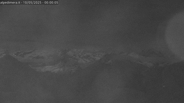 time-lapse frame, Alpe di Mera - Panorama Monte Rosa webcam