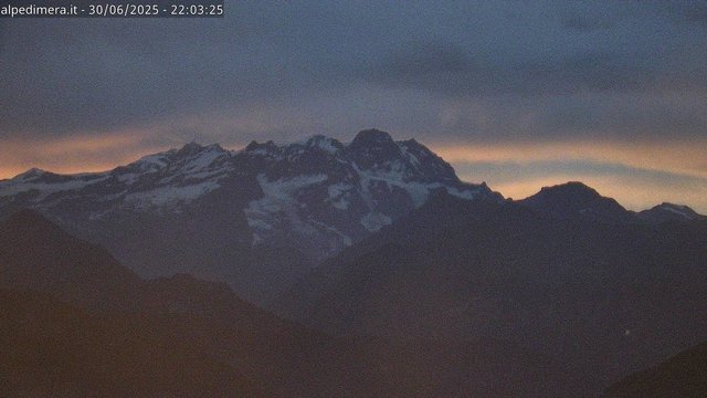 time-lapse frame, Alpe di Mera - Panorama Monte Rosa webcam