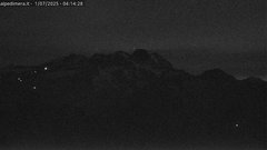 view from Alpe di Mera - Panorama Monte Rosa on 2025-07-01