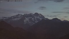 view from Alpe di Mera - Panorama Monte Rosa on 2025-07-02