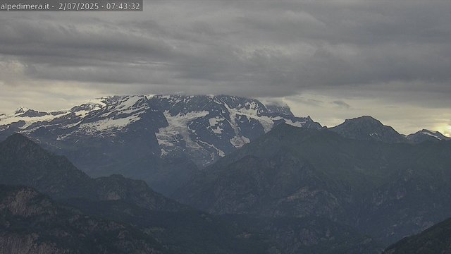 time-lapse frame, Alpe di Mera - Panorama Monte Rosa webcam