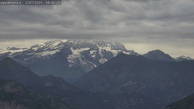 time-lapse frame, Alpe di Mera - Panorama Monte Rosa webcam