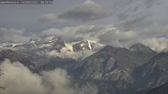 view from Alpe di Mera - Panorama Monte Rosa on 2025-09-14