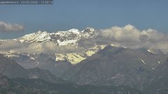 view from Alpe di Mera - Panorama Monte Rosa on 2026-05-22
