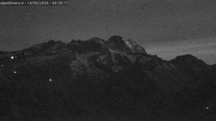 view from Alpe di Mera - Panorama Monte Rosa on 2026-06-14