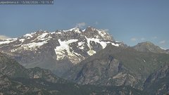 view from Alpe di Mera - Panorama Monte Rosa on 2026-06-15