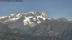 view from Alpe di Mera - Panorama Monte Rosa on 2026-06-15
