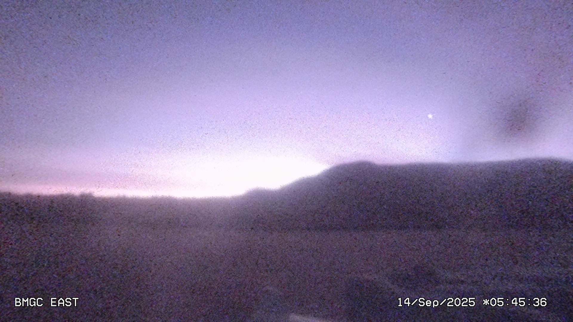 time-lapse frame, BMGC-EAST2 webcam
