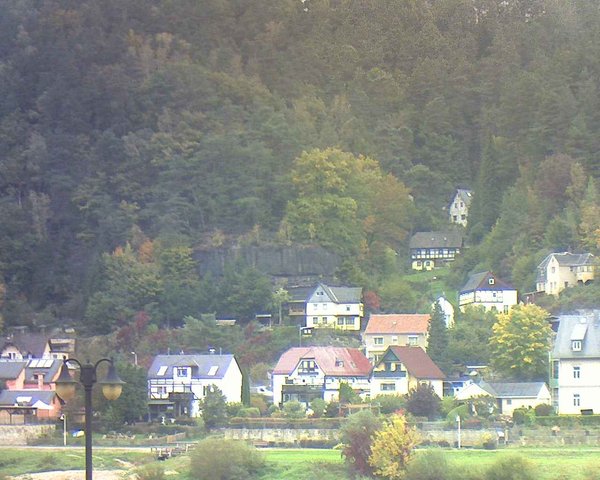 time-lapse frame, Webcam in Bad Schandau, Krippen & Postelwitz webcam
