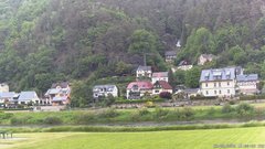 view from Webcam in Bad Schandau, Krippen & Postelwitz on 2025-05-22