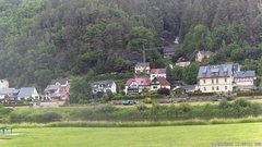 view from Webcam in Bad Schandau, Krippen & Postelwitz on 2025-06-04