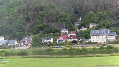view from Webcam in Bad Schandau, Krippen & Postelwitz on 2025-06-05