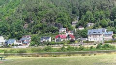 view from Webcam in Bad Schandau, Krippen & Postelwitz on 2025-06-24