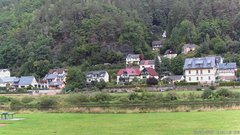 view from Webcam in Bad Schandau, Krippen & Postelwitz on 2025-07-22