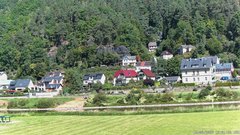 view from Webcam in Bad Schandau, Krippen & Postelwitz on 2025-08-18
