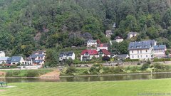 view from Webcam in Bad Schandau, Krippen & Postelwitz on 2025-08-21