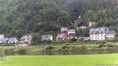 view from Webcam in Bad Schandau, Krippen & Postelwitz on 2025-09-02