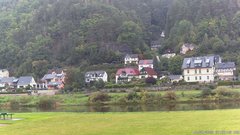 view from Webcam in Bad Schandau, Krippen & Postelwitz on 2025-09-18